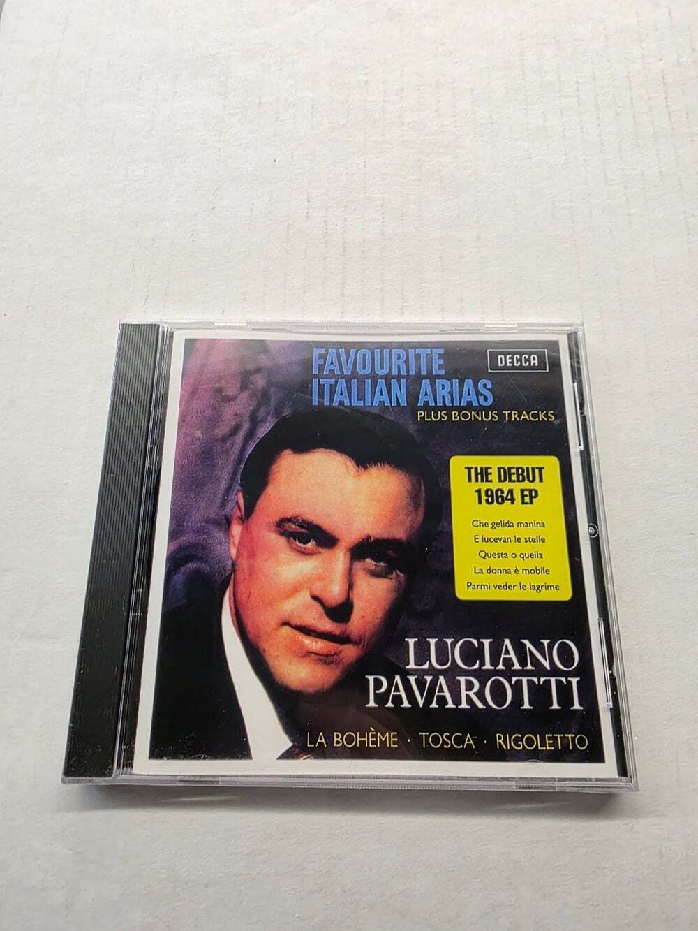 Luciano Pavarotti – Favourite Italian Arias CD Opera Decca MHS